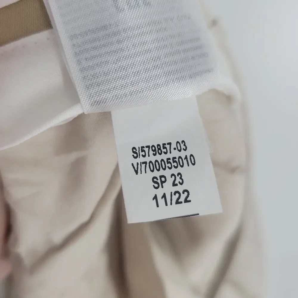 Banana Republic Natural Linen Beige Palma Straight Leg Pant 20